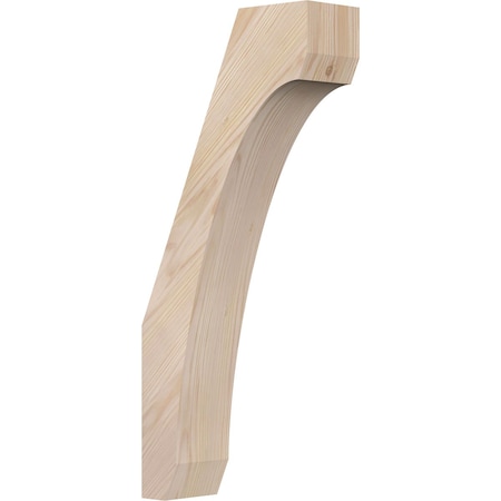 Ekena Millwork 3 1/2"W x 10"D x 22"H Legacy Smooth Knee Brace, Douglas Fir BRC04X10X22LEC00SDF